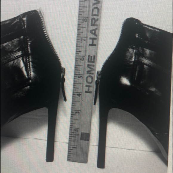 Nine West strappy booties stilettos black leather - Picture 3 of 8